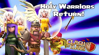 Clash of clans - Holy warriors return (Max level heroes and healers) screenshot 5