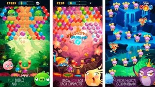 Angry Birds Pop! Серия 10! Уровень 18 и 19! Игра на время! Игра Три в Ряд screenshot 3
