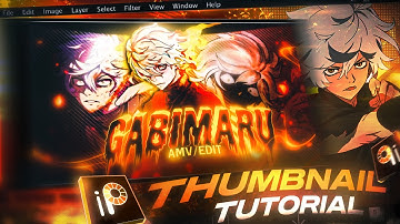 How To Make AMV/Edit Anime Thumbnail On Android | Ibispaint Tutorial