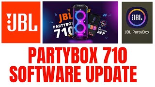 JBL Party Box 710 Software Update | JBL Party Box App I How to Update with JBL Party Box Software