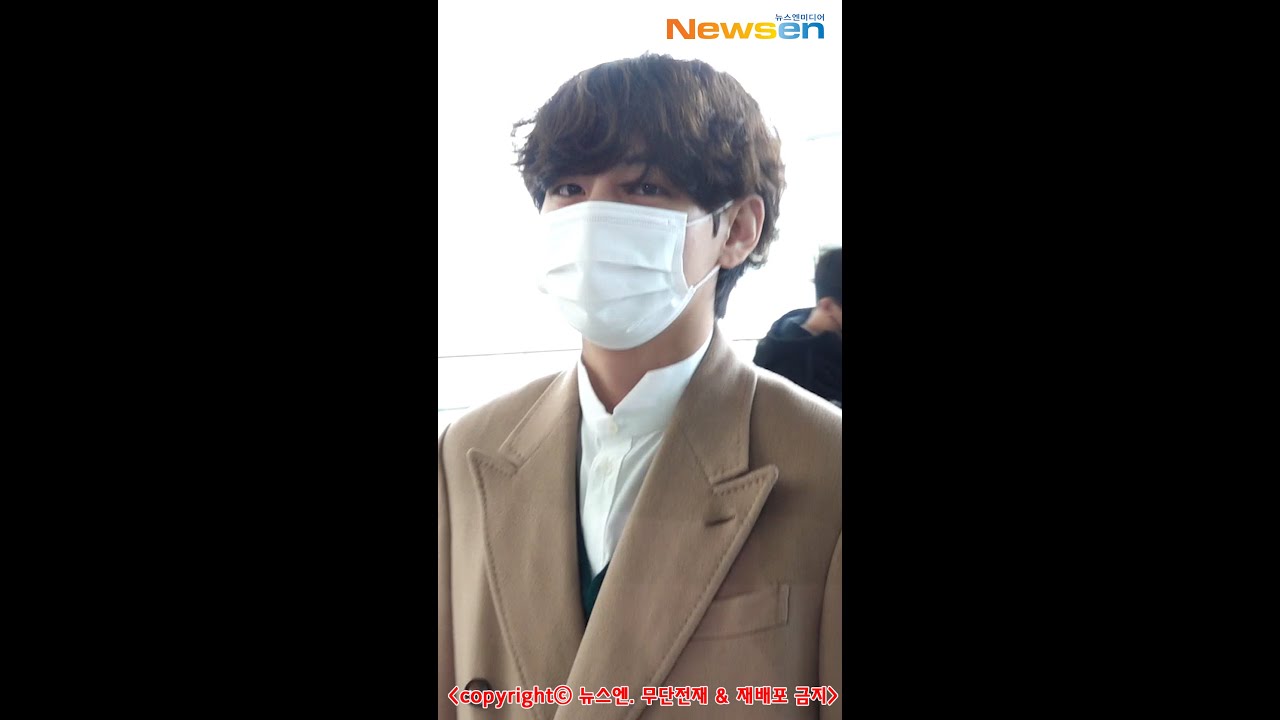 방탄소년단 뷔 인천공항 출국 (BTS V ICN AIRPORT DEPARTURE) 