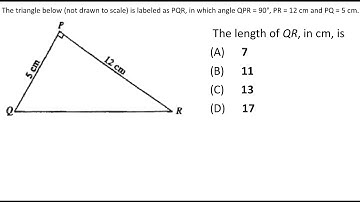 CSEC Math MCQ Revision - Trigonometry Question 1