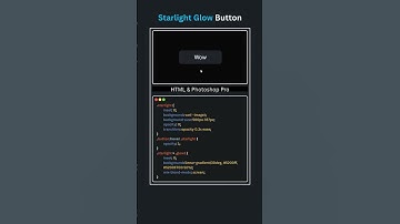 Starlight Glow Button Using HTML CSS  #coding #shortvideo #viralvideo #shorts #short #viralvideo