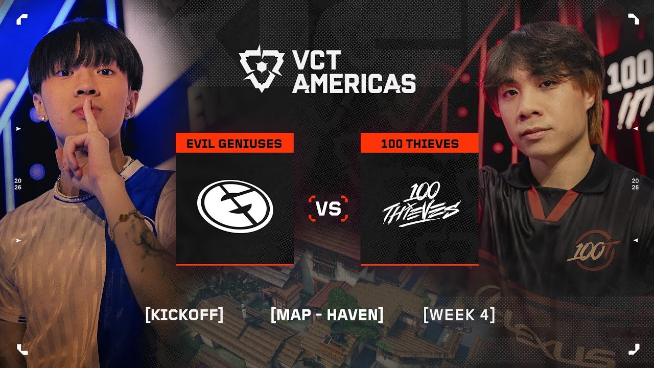 EG vs. 100T - VCT Americas Kickoff - W4D2 - Map 1