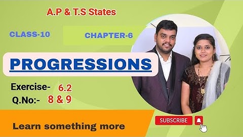Q.no:-8 & 9 #exercise-6.2#chapter-6#progressions#class-10#A.P & T.S