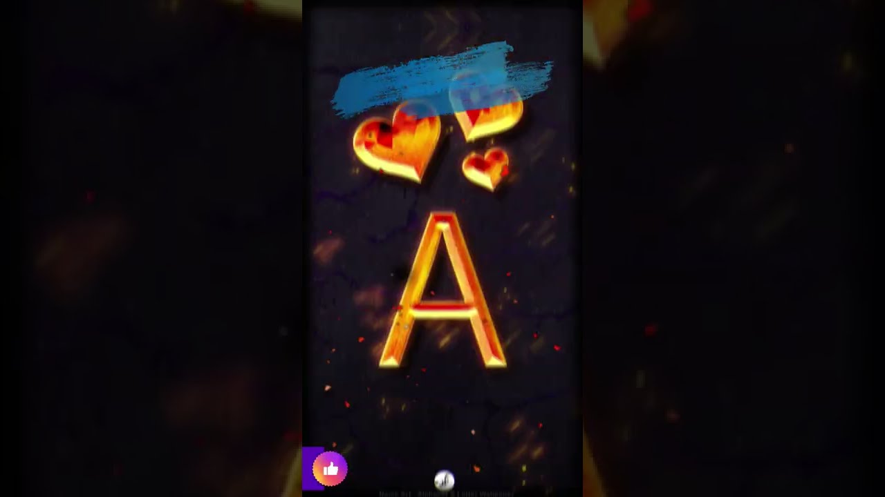 A Name Art Video Status | A Letter Whatsapp Status | NameArt 