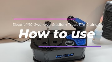 Electric 1/10 2wd-4wd Buggy and Stadium Truck Tire Gluing Jig Instructions