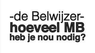 Hoeveel Mbs Heb Je Nodig Bij Je Abonnement?