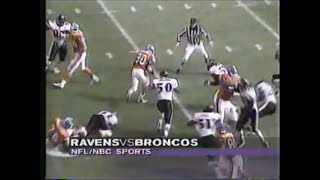 Denver Broncos Vs Baltimore Ravens NFL Primetime 1996 Week 8