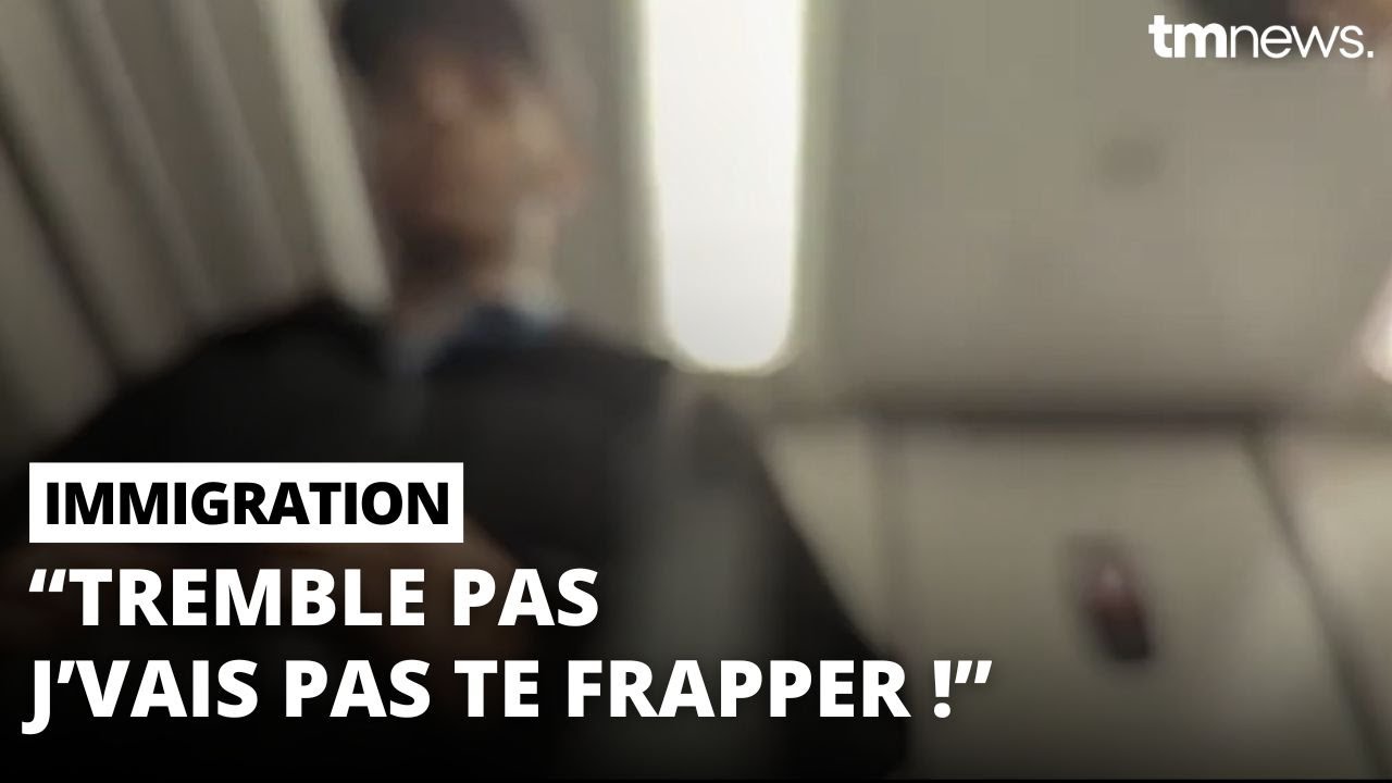 Un jeune Français s'en prend à une racaille qui met la musique à fond dans le train... 