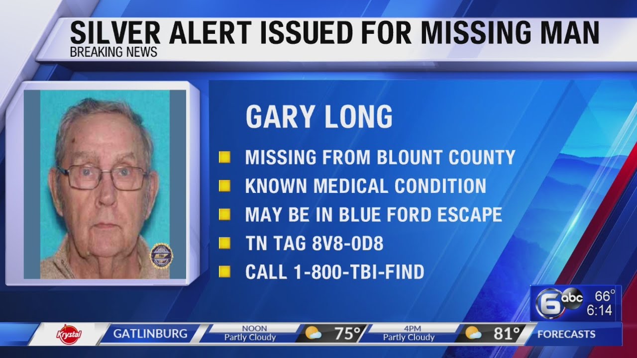 Silver Alert issued for Blount County 80-year-old man - YouTube