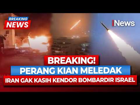 BREAKING! Perang Kian Pecah, Iran Gak Kasih Ampun Terus Bombardir Israel Hingga Gelombang ke-92