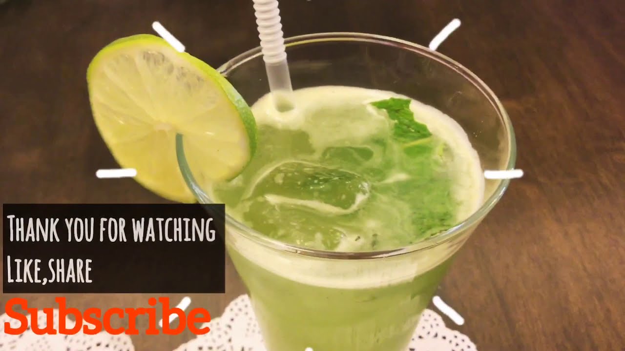 දෙහි බීම එකක් මේ වගේ හදලා බලන්න MINT LEMONADEMINT LEMONADE RECIPE IN