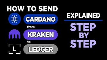 How to send CARDANO from KRAKEN to LEDGER beginner friendly