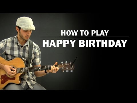 Happy Birthday Guitar Chords - Singers Room