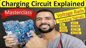 Master Laptop Motherboard Voltages and Signals Tracking | Charging Circuit Explained | Laptop repair