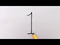 How To Draw A Candle From Number Easy Drawing 