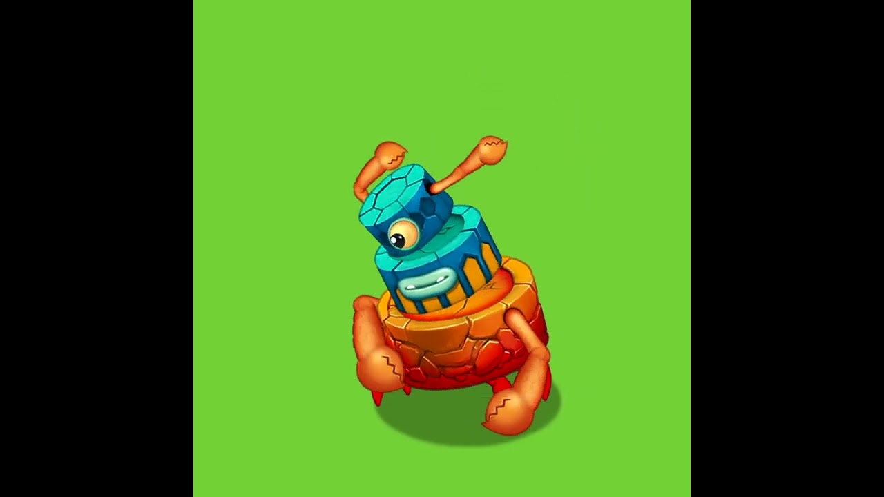 Ziggurab Green Screen [Amber Island] | My Singing Monsters