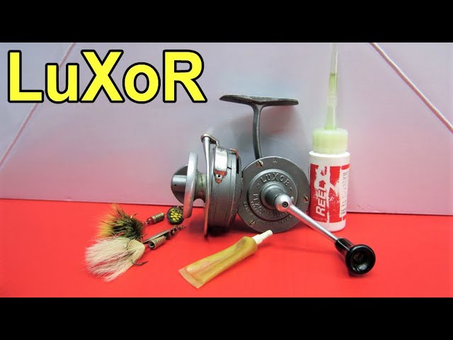 LuXoR Pezon & Mitchell vintage spinning reel maintenance - YouTube