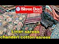 Shreedevi textilestrending linen and chanderi cotton sarees