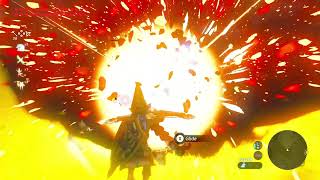 Turning a Guardian into burned scrap metal | Zelda: Botw