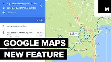 Google Maps new elevation feature