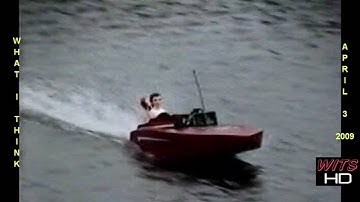 Gas R/C Boat Crackerbox 1/4 Scale