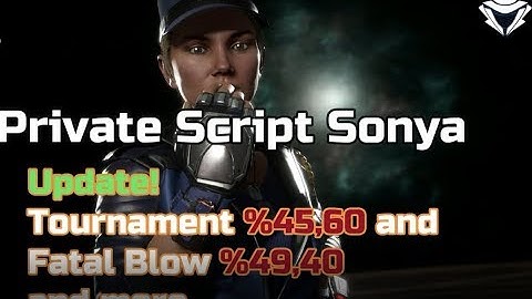 Combo Mortal Kombat 11 Sonya Tournament v1(update) CronusMax y Titan One Script