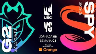 G2 ESPORTS vs SPLYCE | LEC | Spring Split [2019] League of Legends