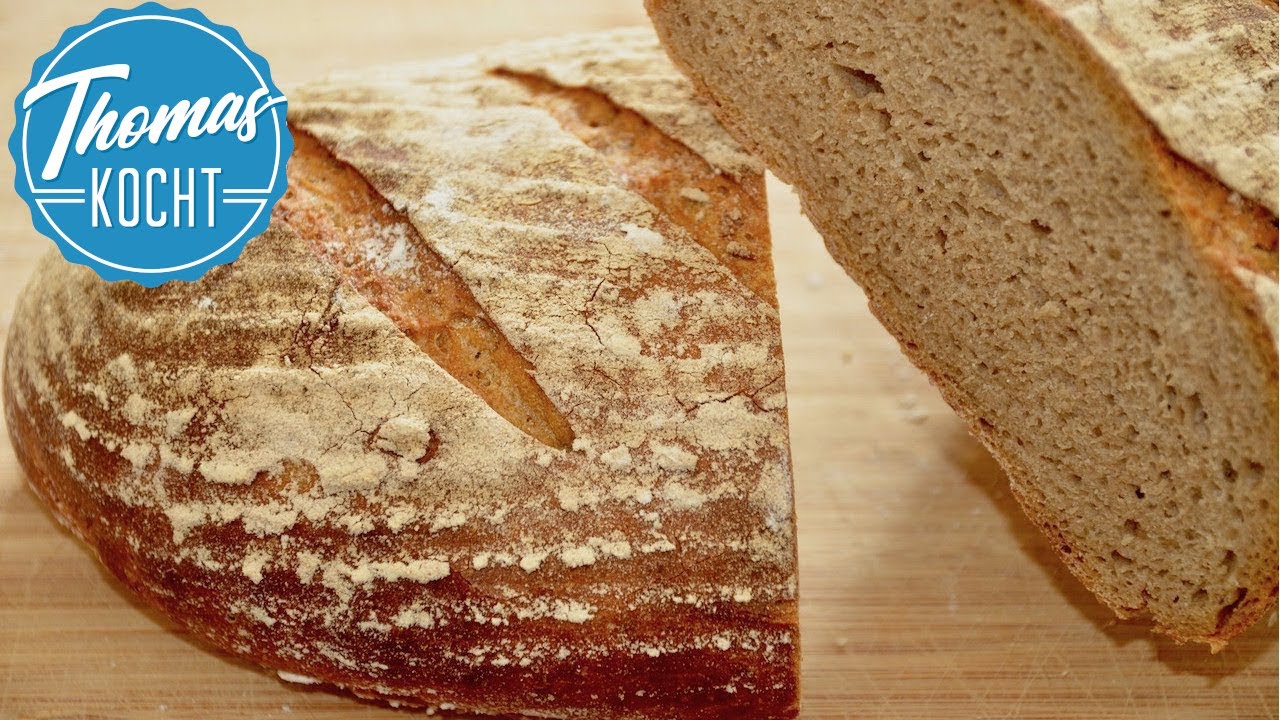 Roggenmischbrot Rezept | Brot backen | Mit Sauerteig selber machen