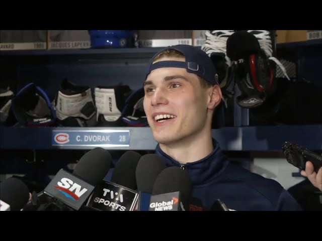 Full Juraj Slafkovsky First Star On Ice Interview : r/hockey