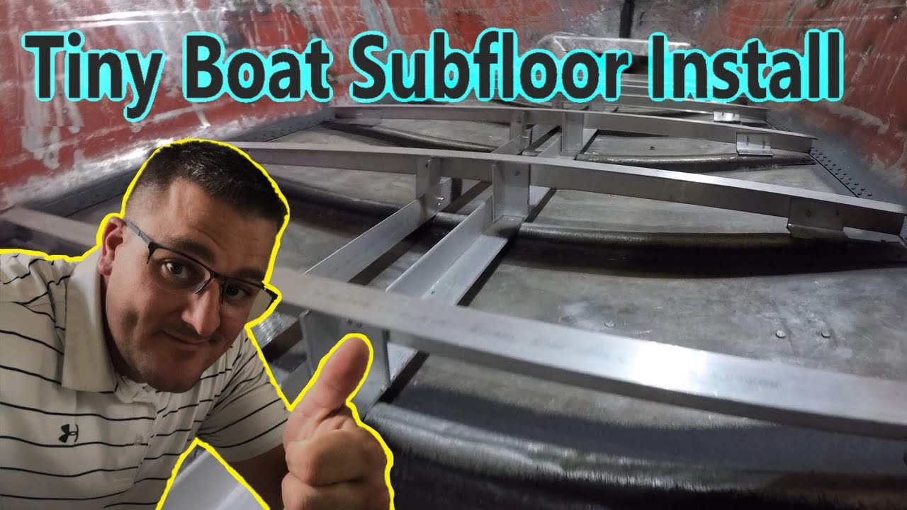 How to Build a Sub Floor for Your Tiny Boat {EP30} YouTube