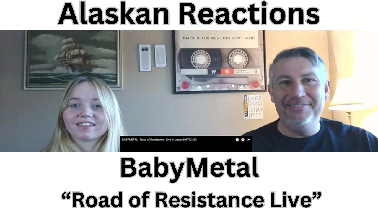 Alaskan Reactions Total Awesomeness Live with BabyMetal and Road of Resistance live in Japan.
