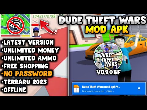 Dude Theft Wars MOD APK (Free Shopping) in 2023