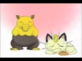 Pokemon 1999 new year special clip 6 meowth and drowzee