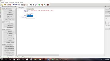Pseint Mayor, Menor e Igual