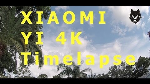 XIAOMI YI 4K actioncamera timelapse