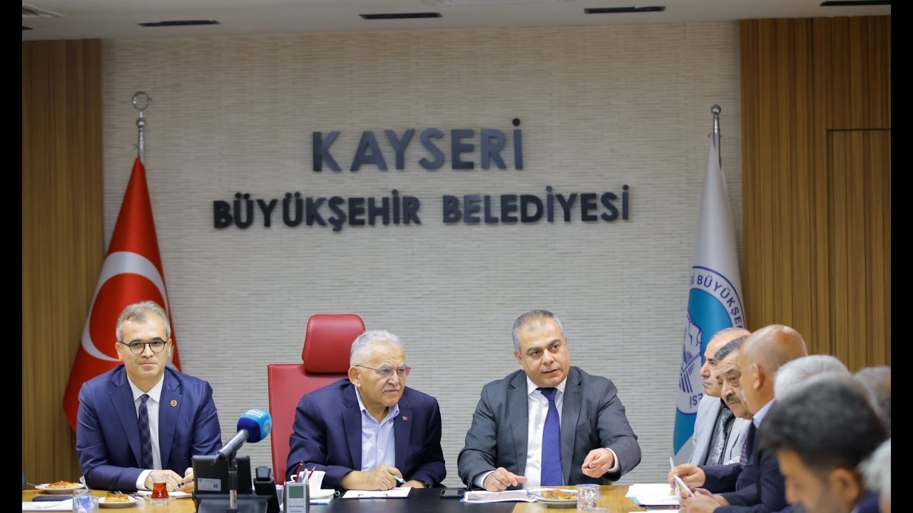 Başkan Büyükkılıç, Kocasinan Muhtarlarıyla İstişarede Buluştu