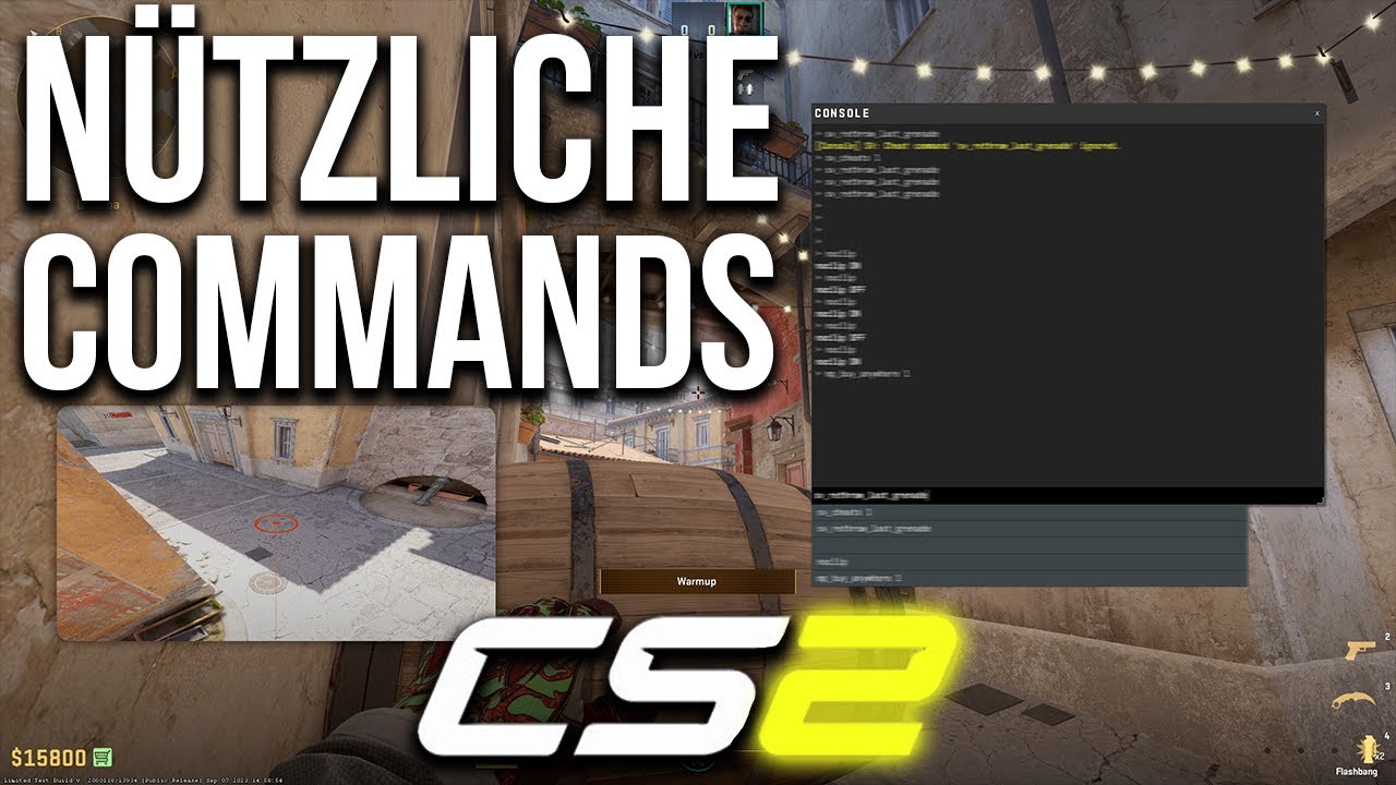 So lernt ihr Popflashes & Smokes in CS2 | Nützliche CS2 Consolen Commands