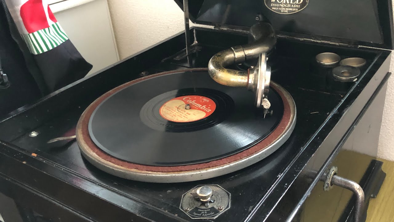 蓄音器で聴くジャズ】SIOUX CITY SUE 【蓄音機】【SPレコード】 - YouTube