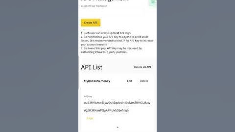 HƯỚNG DẪN KẾT NỐI SÀN BINANCE VỚI MYBOT