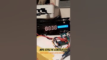 Mp5 Sytle PC Controller Development- Displays & Motor Operational. #coding #electronic #gaming