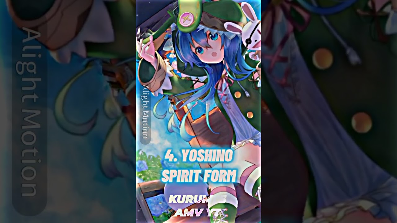 Forms of Yoshino from weakest to strongest 