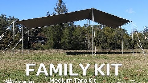 Tarp Kit for camping | FAMILY KIT EasyTarp | CampKings Australia