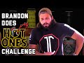 Brandon Herrera Suffers Doing the “Hot Ones” Challenge