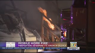 Fire at Oildale motor home was intentionally set, investigators said