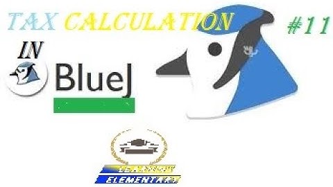 Tax Calculation in BlueJ(Tutorials #11)