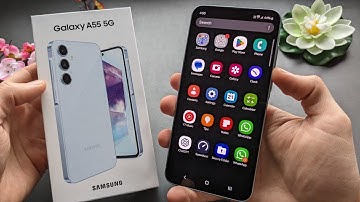 How to Enable High Contrast Theme & Large Font size on Samsung Galaxy A55 5G / A35 5G