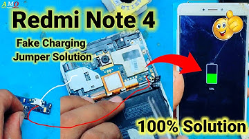 Redmi Note 4 Charging Problem Jumper Solution | Mi Note 4 Fake Charging Problem Jumper Solution 