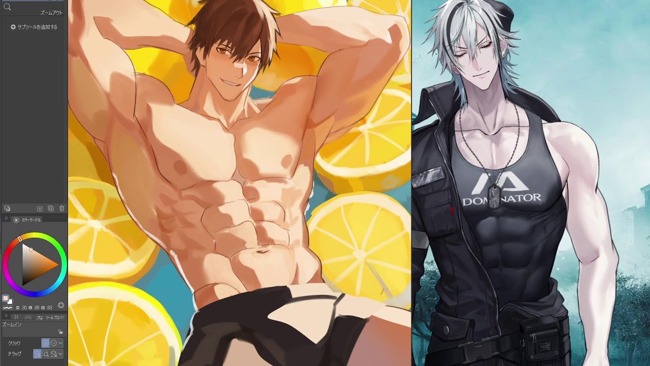 Fudanshi Vtuber / Drawing part2 / Lemon